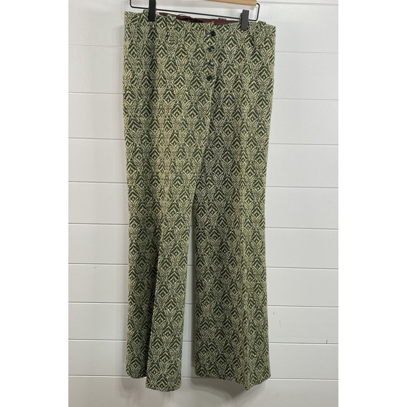 Vintage Bobbie Brooks Vest Pants Womens Wool Lined Set Suit 70s USA Green - Picture 9 of 16